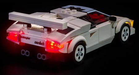 Light My Bricks Light Kit for Lego #76908 Speed Champions Lamborghini Countach 3839