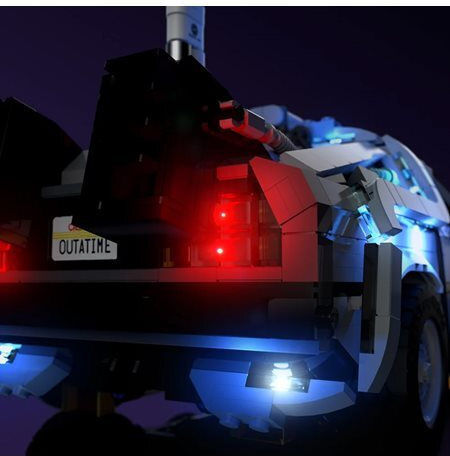 Light My Bricks Light Kit 2.0 Lego Back To Future Time Machine #10300 8248