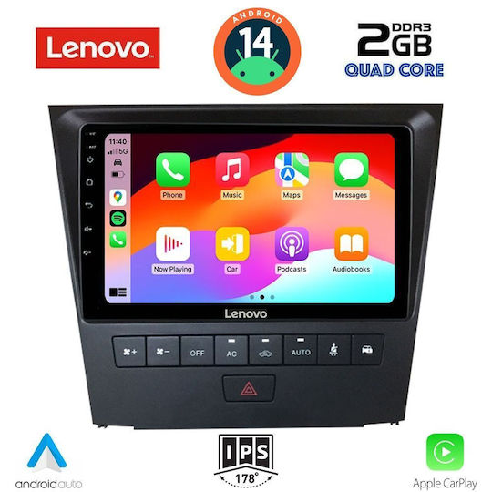 Lenovo Car Audio System for Lexus GS F 2004-2011 (Bluetooth/USB/AUX/WiFi/GPS/Apple-Carplay/Android-Auto) with Touch Screen 9"