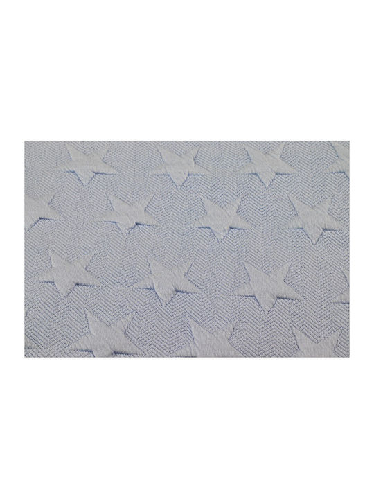 Interbaby Blanket Nursery Swaddling Blankets Universo Blue Blue 80x110cm
