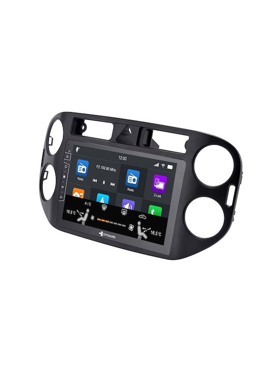 Dynavin Ηχοσύστημα Αυτοκινήτου για Volkswagen Tiguan 2007-2016 (Bluetooth/USB/WiFi/GPS/Apple-Carplay/Android-Auto) με Οθόνη Αφής 9"