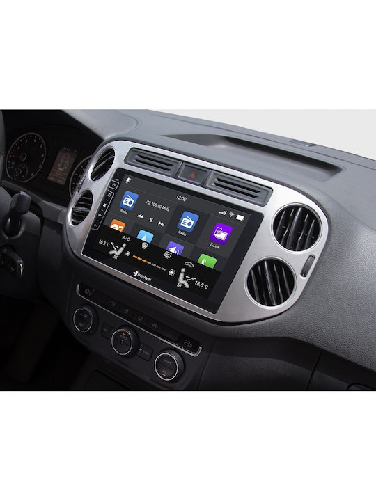 Dynavin Ηχοσύστημα Αυτοκινήτου για Volkswagen Tiguan 2007-2016 (Bluetooth/USB/WiFi/GPS/Apple-Carplay/Android-Auto) με Οθόνη Αφής 9"
