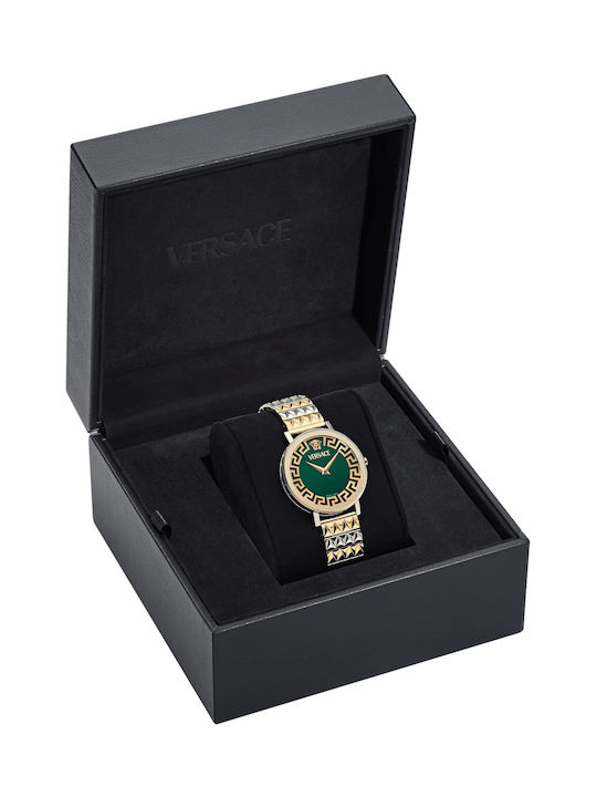 Versace Women's Watch 35mm Battery with Gold Stainless Steel Bracelet