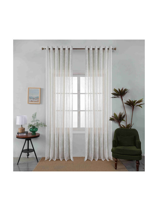 Homeone Curtain with Grommet Ecru 270x290cm