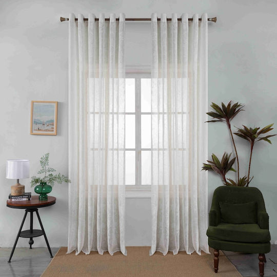 Homeone Grommet Ecru Curtains 270x290cm