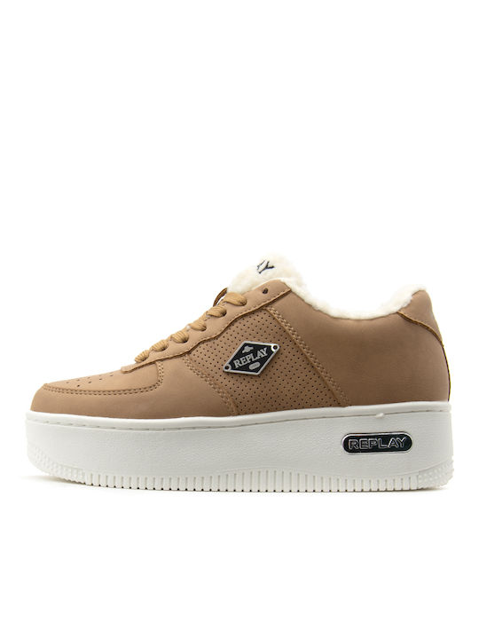 Replay Epic Flatforms Sneakers Beige