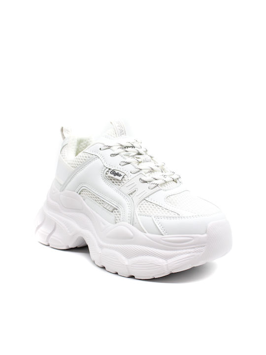 Buffalo Chunky Sneakers White