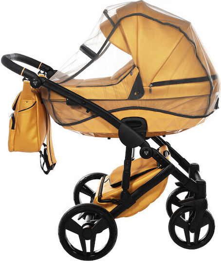 Junama S-class Adjustable 2 in 1 Baby Stroller Suitable for Newborn Yellow