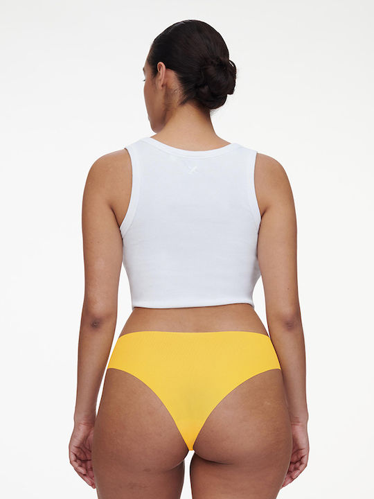 Damen Zeichenfolge Nahtlos Yellow