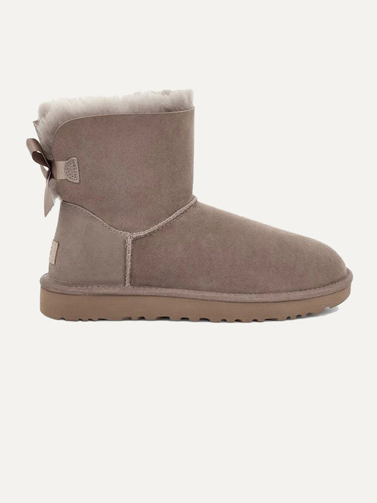 Ugg Australia Mini Bailey Bow Ii Μποτάκια Μπεζ 1016501-K9K9