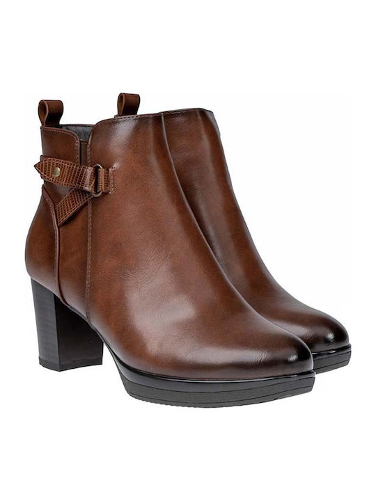 Stiefeletten Damen Braun