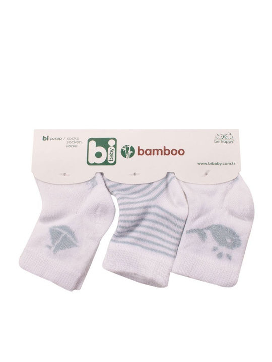 Bi Baby Șosete pentru Copii Ecru 3 Perechi Bi Baby Șosete pentru Copii Ecru 3 Perechi