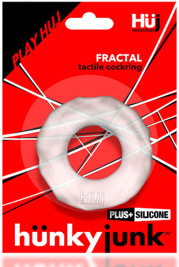 Fractal Tactile Cockring Clear