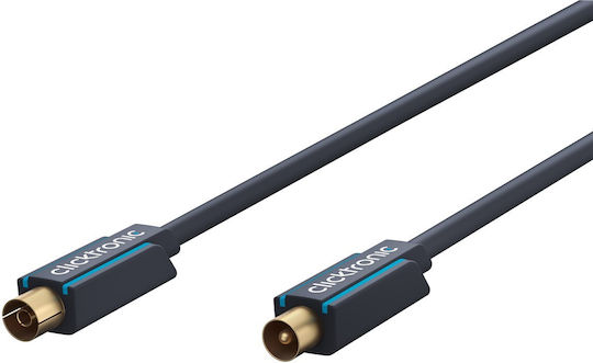 Clicktronic TV-Verbindung IEC Antennenkabel 3m