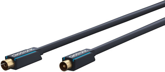 Clicktronic TV-Verbindung IEC Antennenkabel 3m