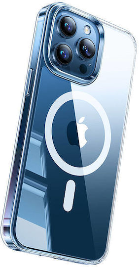 Torras Diamond Clear-mag Back Cover Tempered Glass 1.016mm Magnetic Transparent (iPhone 15 Pro)