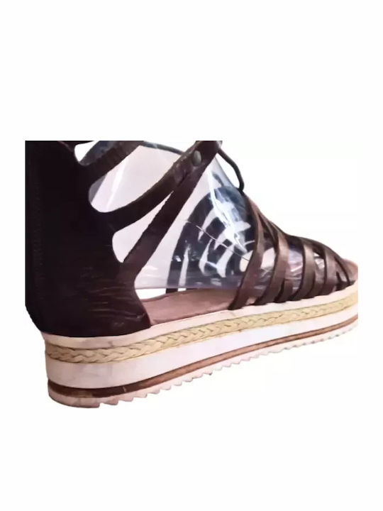 Sandale Casual Damă Maro