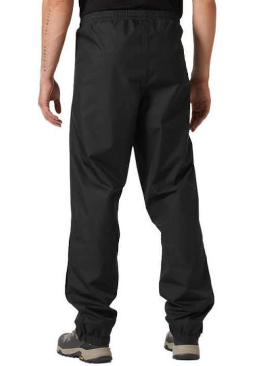 Helly Hansen Rain Men's Hiking Long Trousers Black