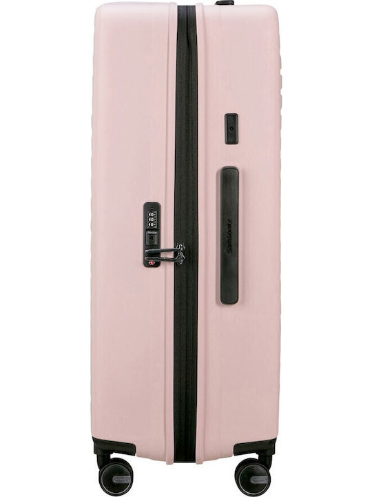 Samsonite Restackd Große Hartschale Reisekoffer Rosa mit 4 Rädern Höhe 75cm