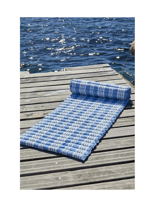 Calma House Gartenstuhlkissen Paletten Blau 60x175cm