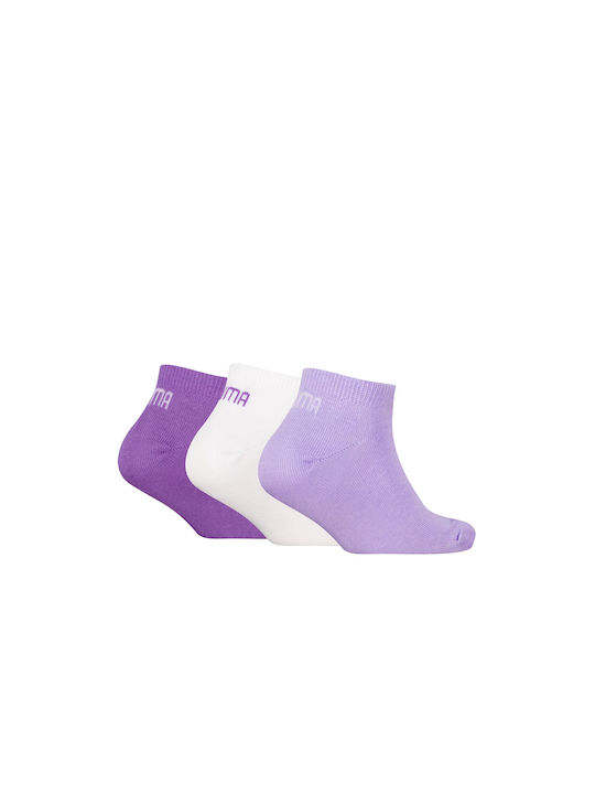 Puma Kids' Ankle Socks Sneaker Purple