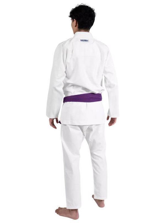 Scramble Bărbați Uniforme Jiu Jitsu brazilian Alb
