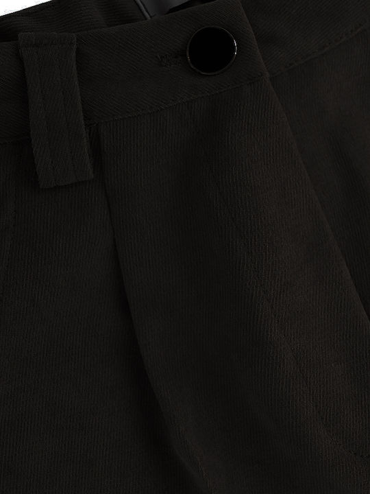 Pantaloni din Material Textil pentru Copii Negru