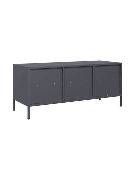 TV Stand Metal Anthracite M101.5xD39xH43.5cm