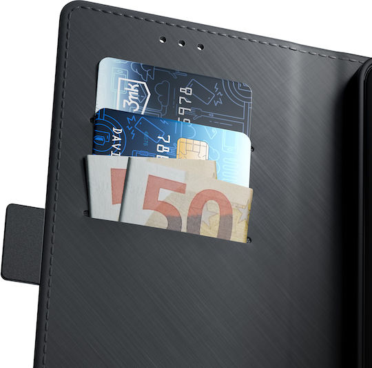 3MK Wallet Σιλικόνης / Πλαστικό Μαύρο (Redmi Note 12 Pro / Poco X5 Pro)