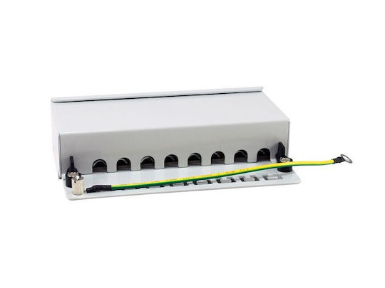 Equip Patch Panel Keystone για Rack 1U cat6a Γκρι