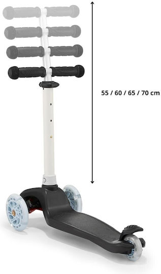 HyperMotion Kinderroller Tringo 3-Rad für 3+ Jahre alt Jahre Schwarz
