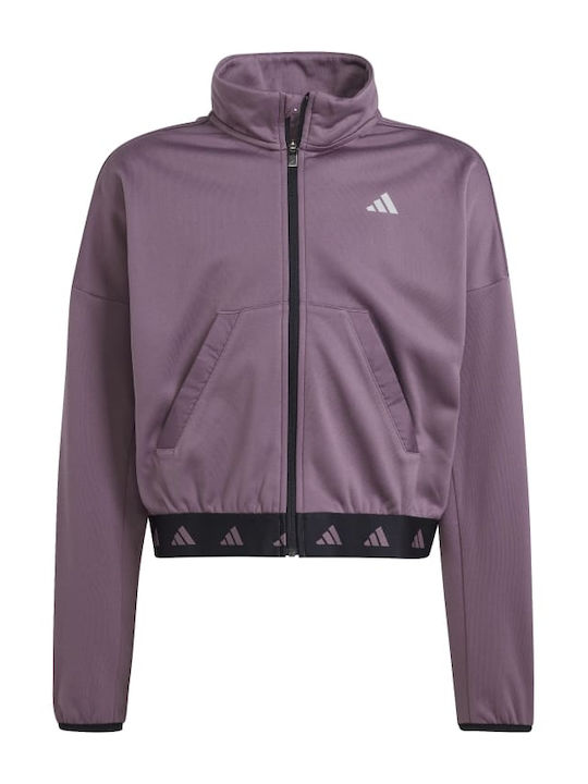 Αθλητική Παιδική Ζακέτα Fleece Μωβ