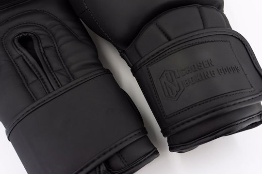 Chosen Boxing Gloves Made Of Synthetic Leather For Competition Black