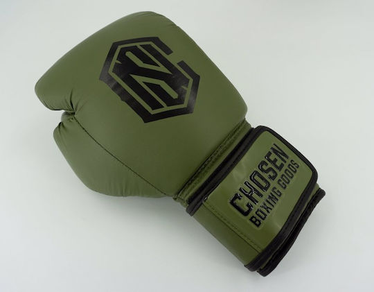 Chosen Mănuși de Box din Piele pentru Competiție Verzi
