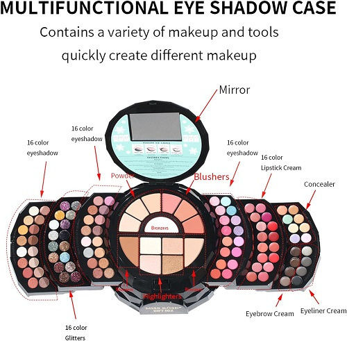 Miss Rose Palette Make-up für Gesicht & Augen