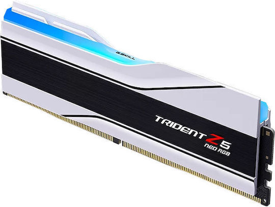 G.Skill Trident Z5 Neo RGB 32GB DDR5 RAM с 2 модула (2x16GB) и Скорост 8000 за Настолен Компютър
