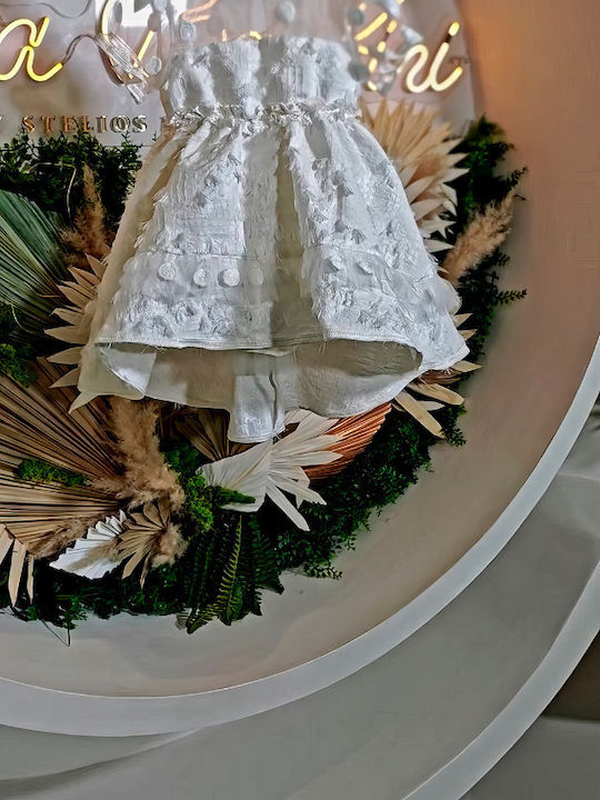 Stova Bambini White Baptism Dress made of Tulle