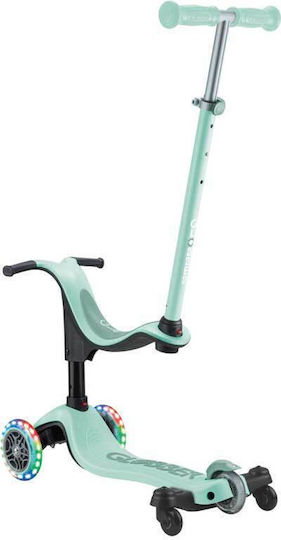 Globber Kids Scooter Foldable 3-Wheel with Seat Mint