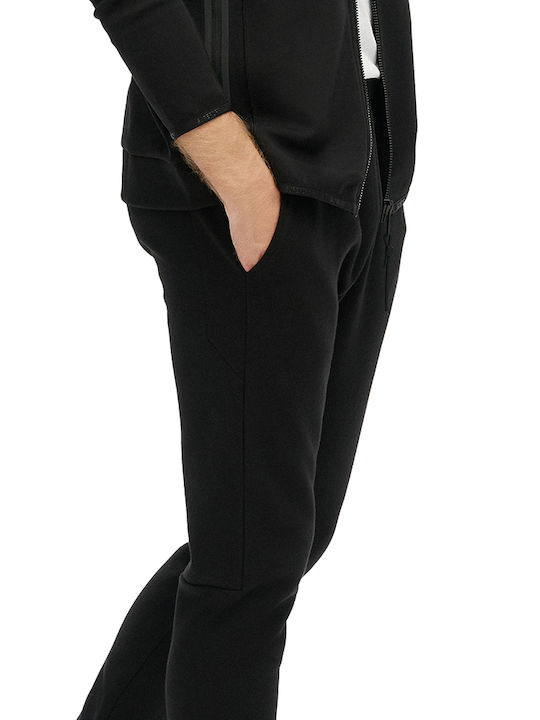 M D2 Sweatpants with Elastic Black