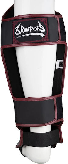 8 Weapons Shin Guards Adults Black