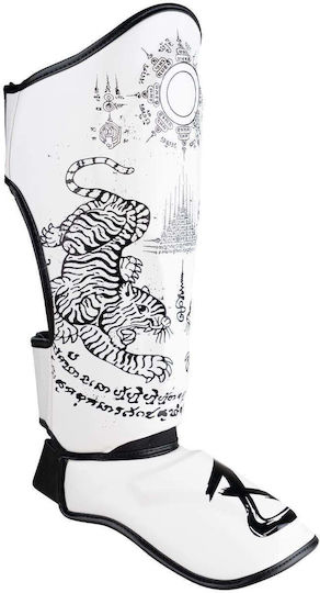 8 Weapons Shin Guards Adults White