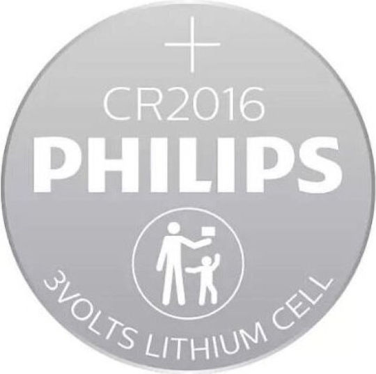 Philips Batterien Lithium für Uhren CR2016 3V 2Stück