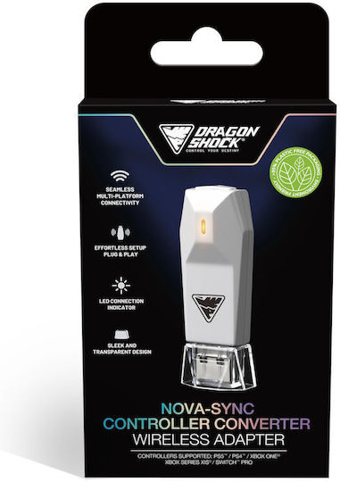 Dragonshock Nova-Sync Wireless Receiver White