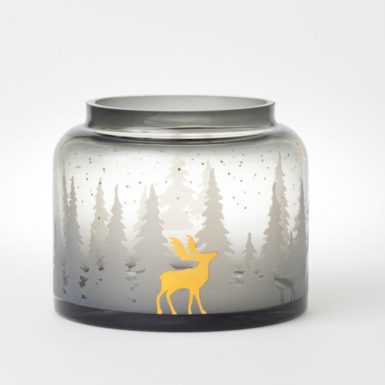 Raeder Glass Vase "Winter Scenery"