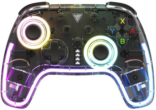 Dragonshock Orion Glow RGB Wireless Gamepad pentru Switch Transparent