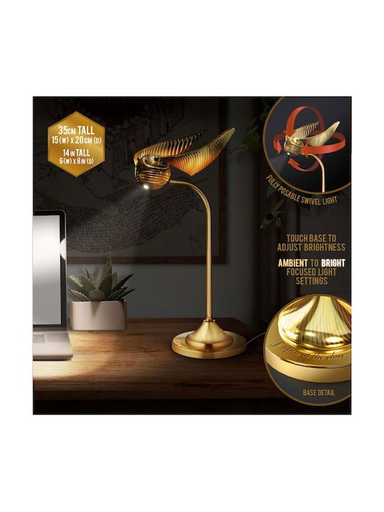 Paladone Golden Snitch Posable Desk Lamp Φωτιστικό Paladone Golden Snitch Posable Desk Lamp Φωτιστικό