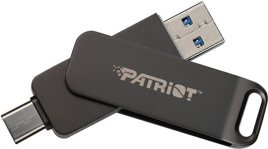 Patriot Rage R550 512GB USB 2.0 Stick with connection USB-A & USB-C Black