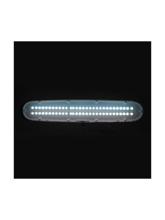 801 LED Schreibtischlampe mit klappbarem Arm und Clip in Weiß Farbe