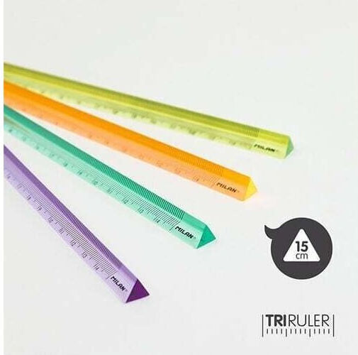 Milan Lineal Kunststoff Transparent 15cm
