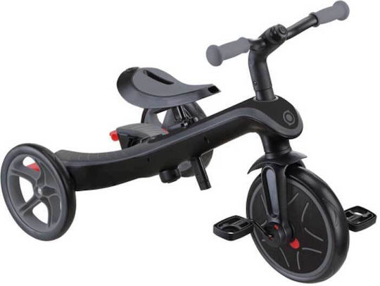 Globber Explorer Deluxe Превозно Средство с Ръкохватка за Родител 4 в 1 за 10 Месеца Сив